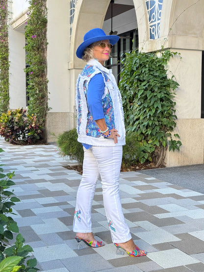 ETHYL RIBBON BOW LONG PANT