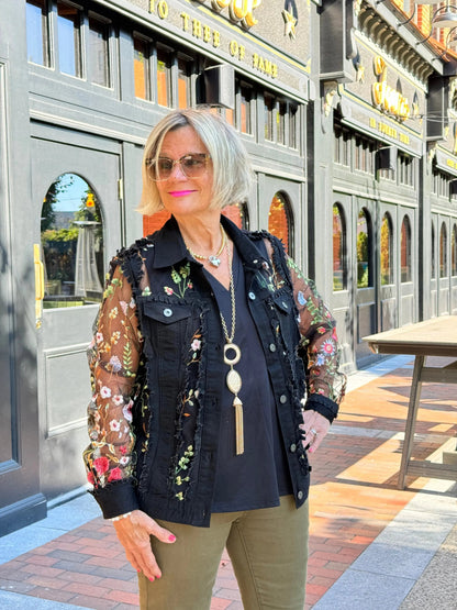Ethyl The Whimsy Jacket - BLACK