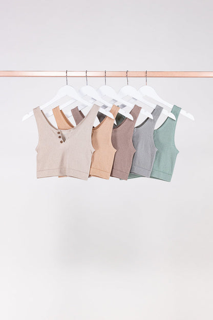 Women's Button Detail Bralette