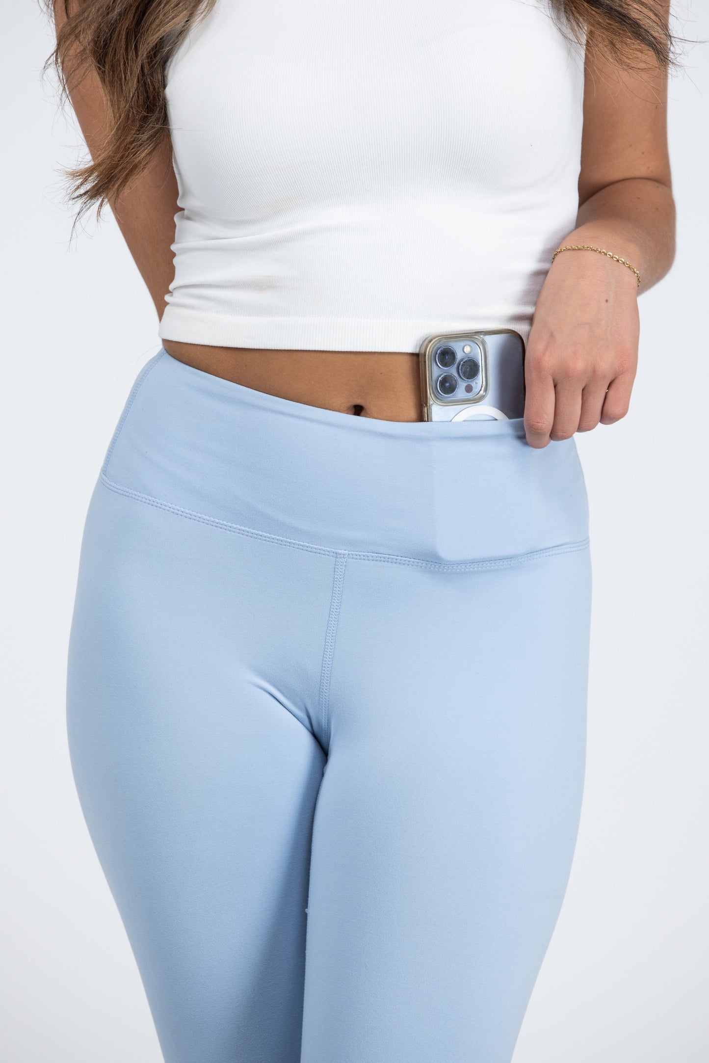 Laughing With The Crowd Women's High-Rise Straight Hem Leggings