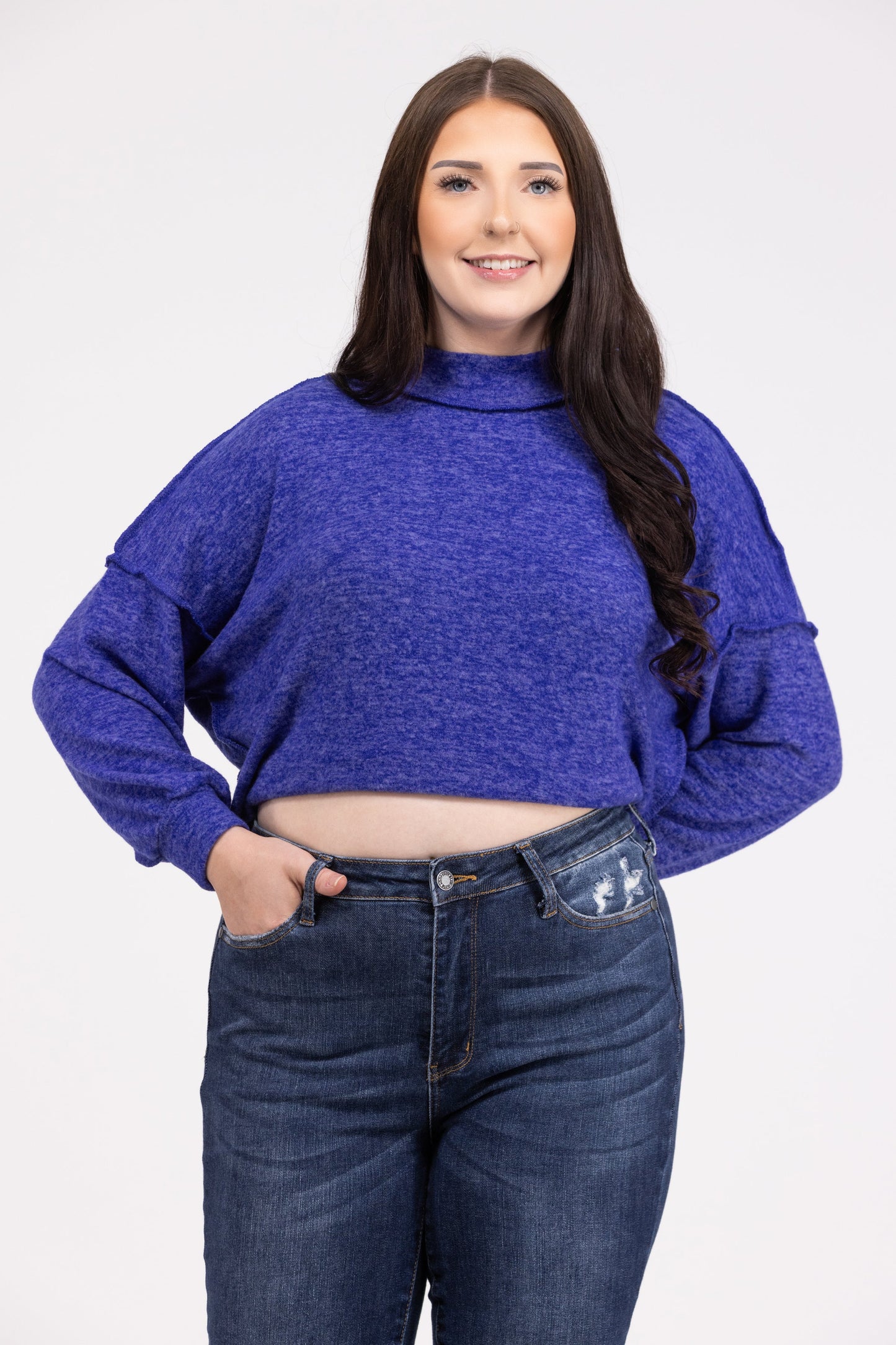 Break The Rules Women's Decorative Back Patch Sweater