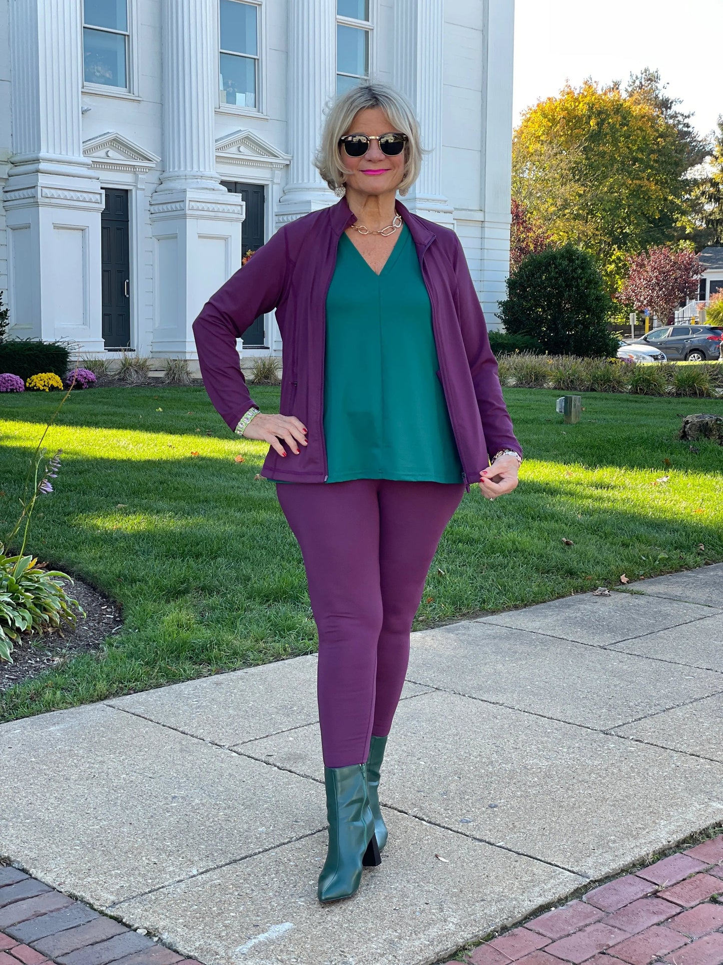 LULU-B SPANK WINE LEGGINGS