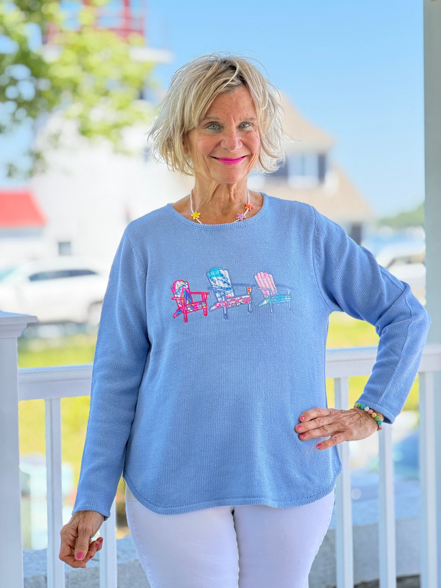 BEACH CLUB PERRI ADIRONDACK SWEATER