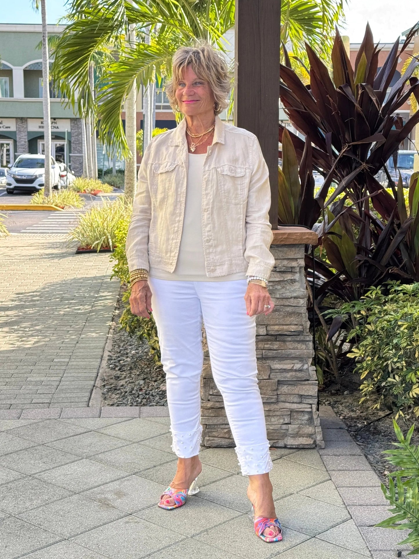 LULU B STONE LINEN JACKET