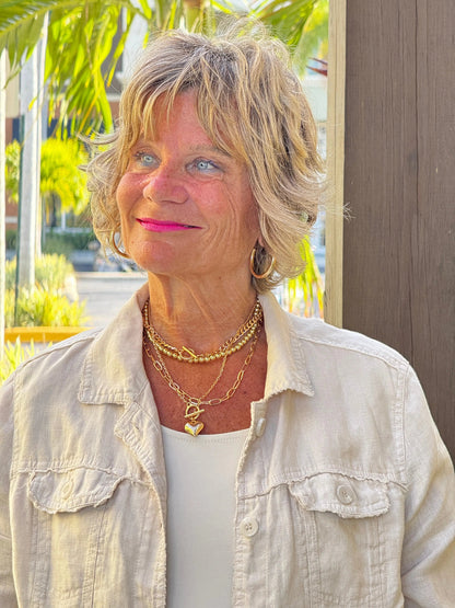 LULU B STONE LINEN JACKET