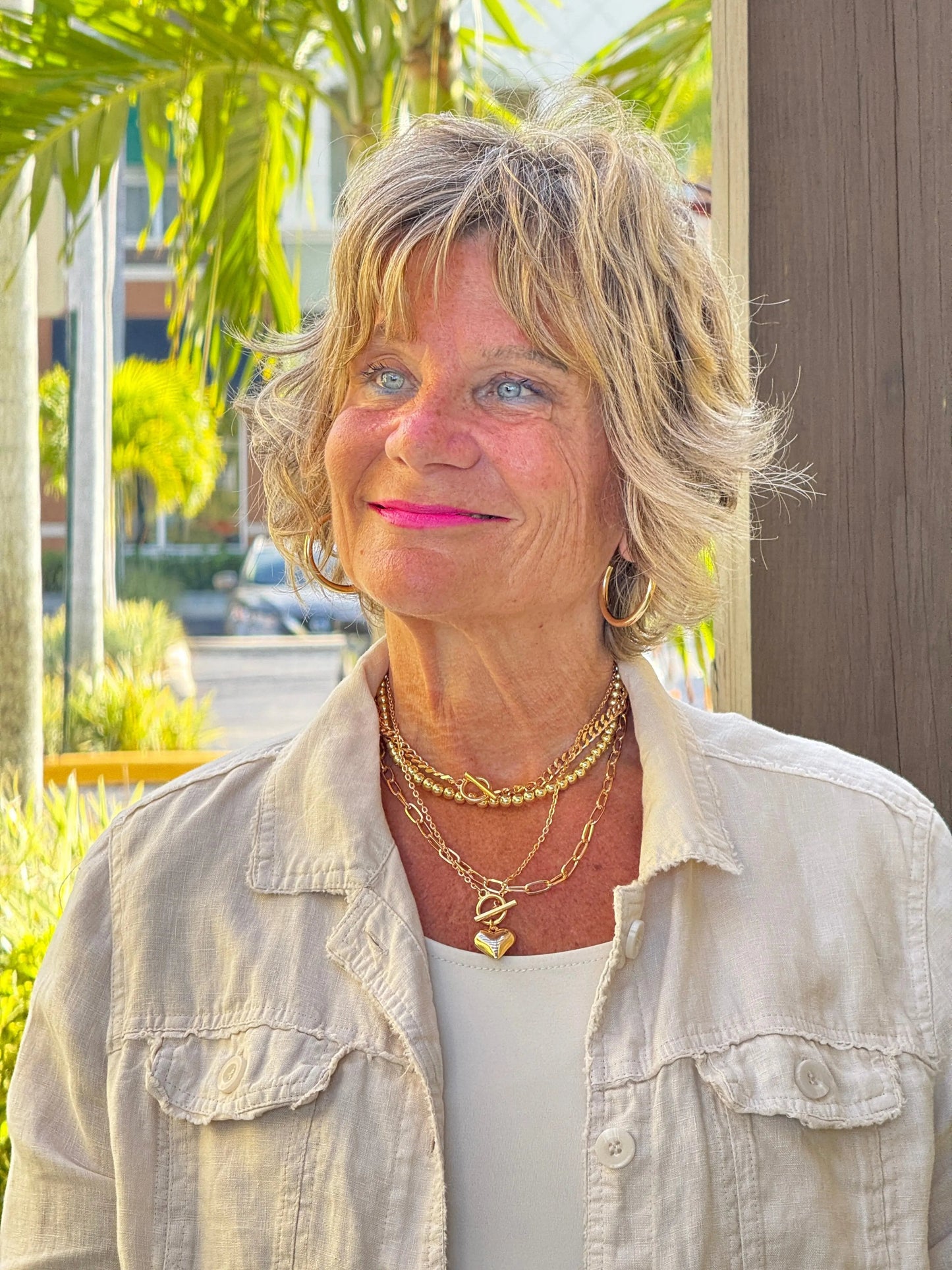 LULU B STONE LINEN JACKET