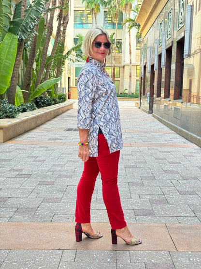 HOLIDAY WINTER WHITE TUNIC