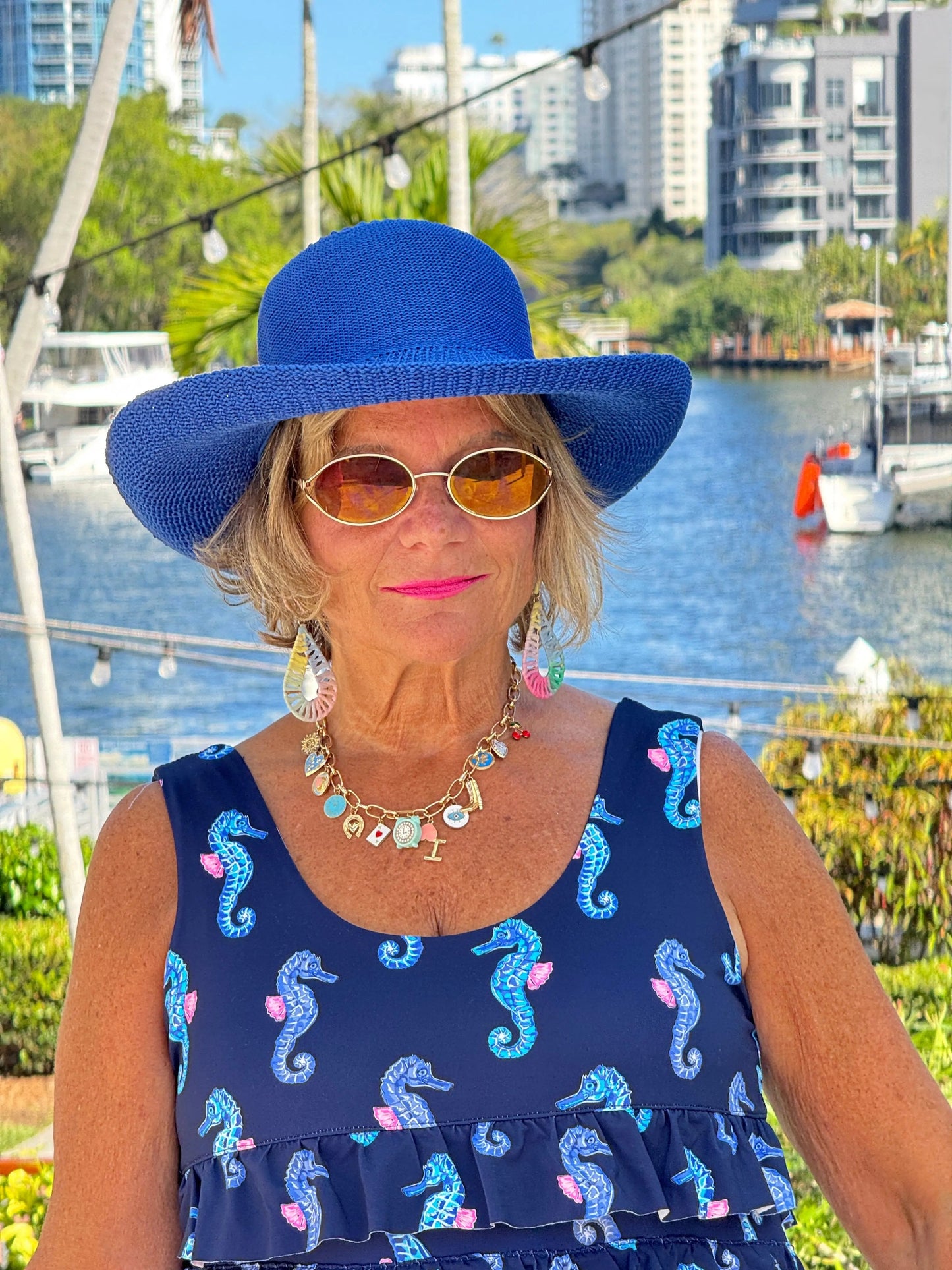 LULU B MIDNIGHT REEF CHA CHA DRESS