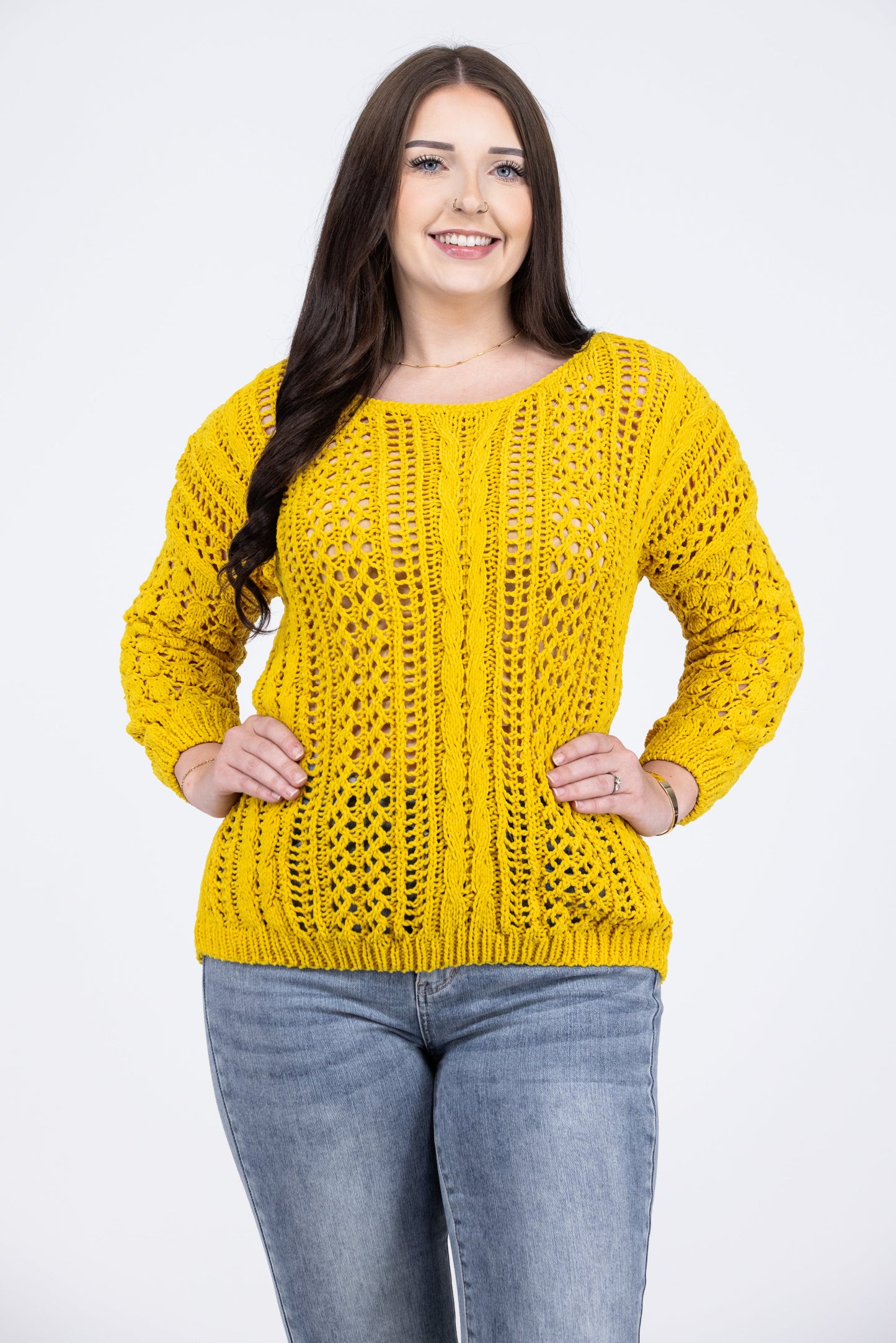 Didn't Know I Knitted You Women's Open Knit Sweater