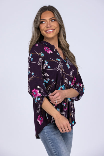 Lizzy Women's 3/4 Sleeve Top