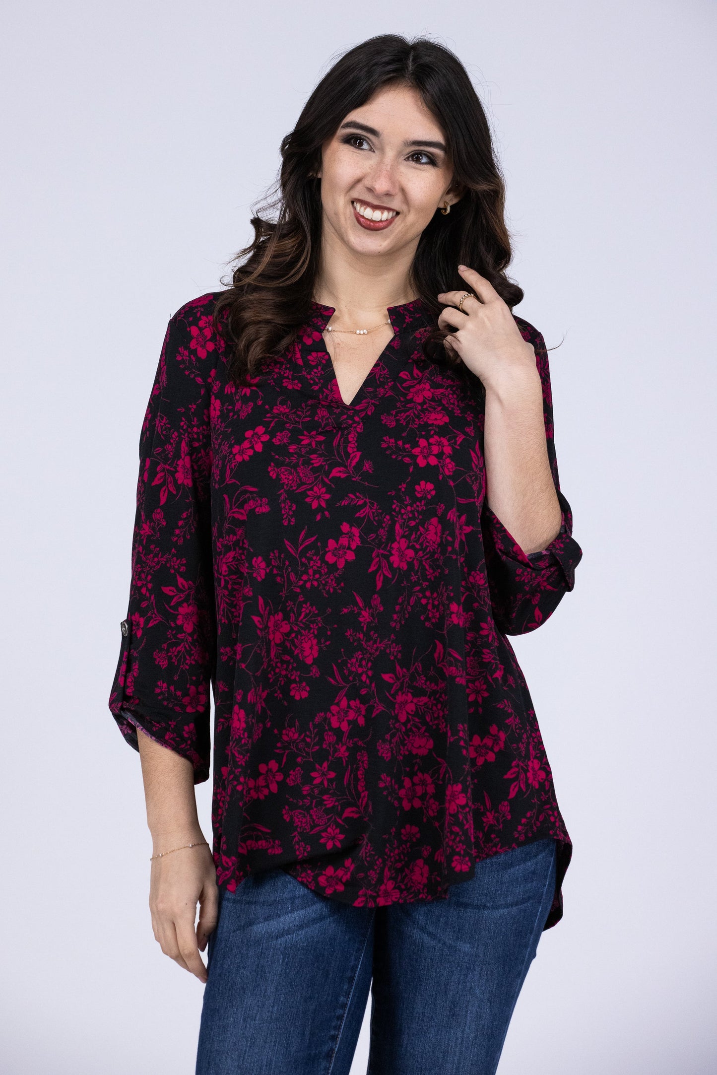 Lizzy Women's 3/4 Sleeve Top