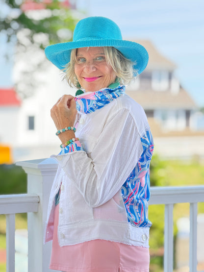 COTTON CANDY COAST LINEN JACKET
