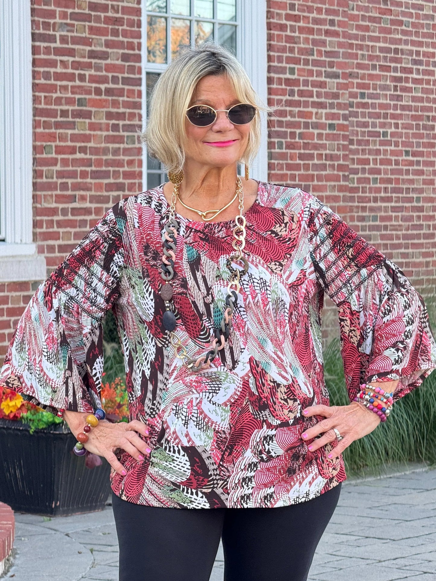 LEOPARD FASHION TOP
