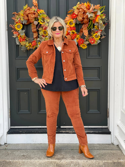 LULU-B  COPPER VELOUR JACKET