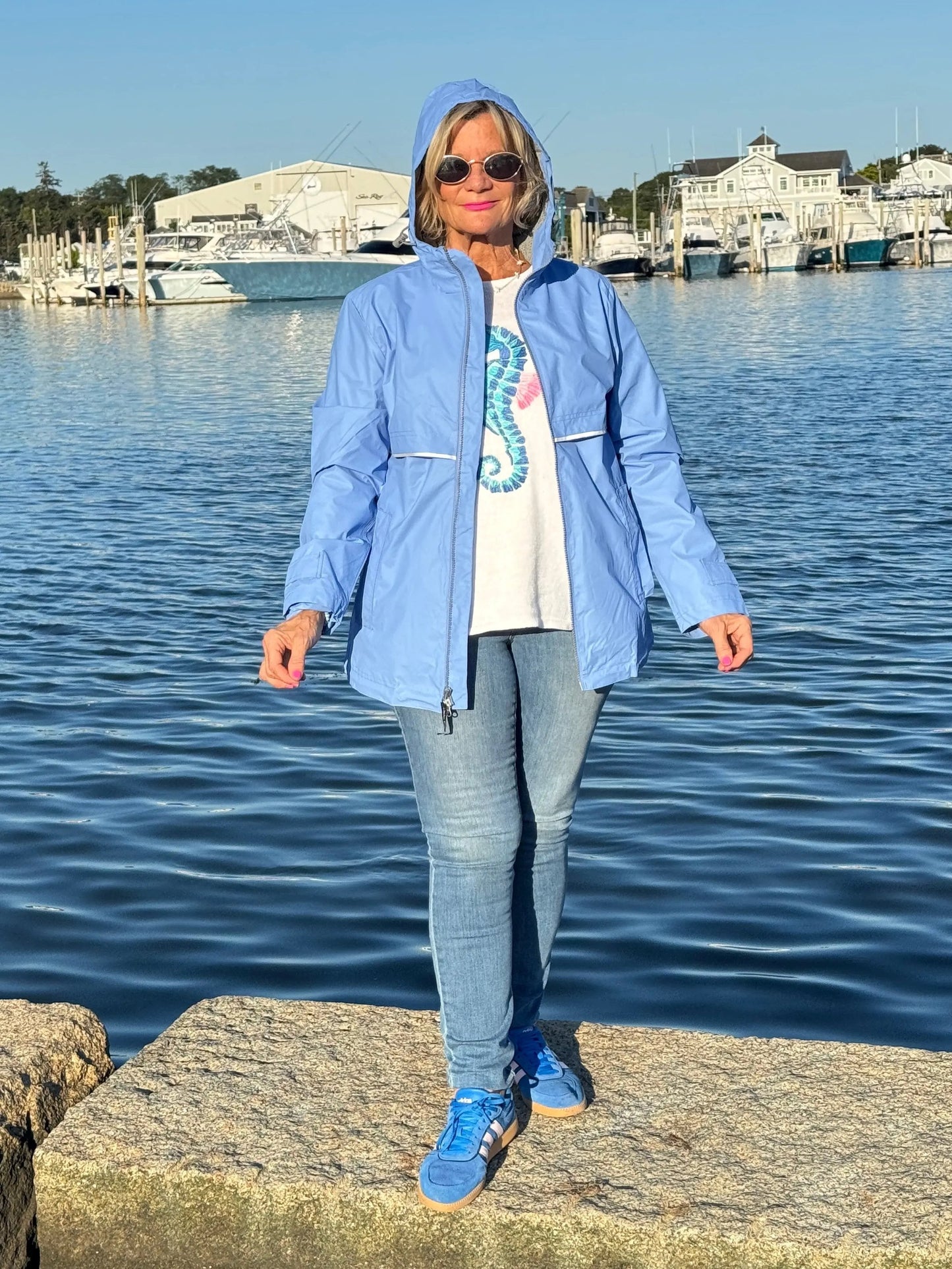 Englander® Rain Jacket Perriwinkle