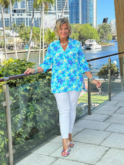 LULU B STARFISH SPLASH TUNIC