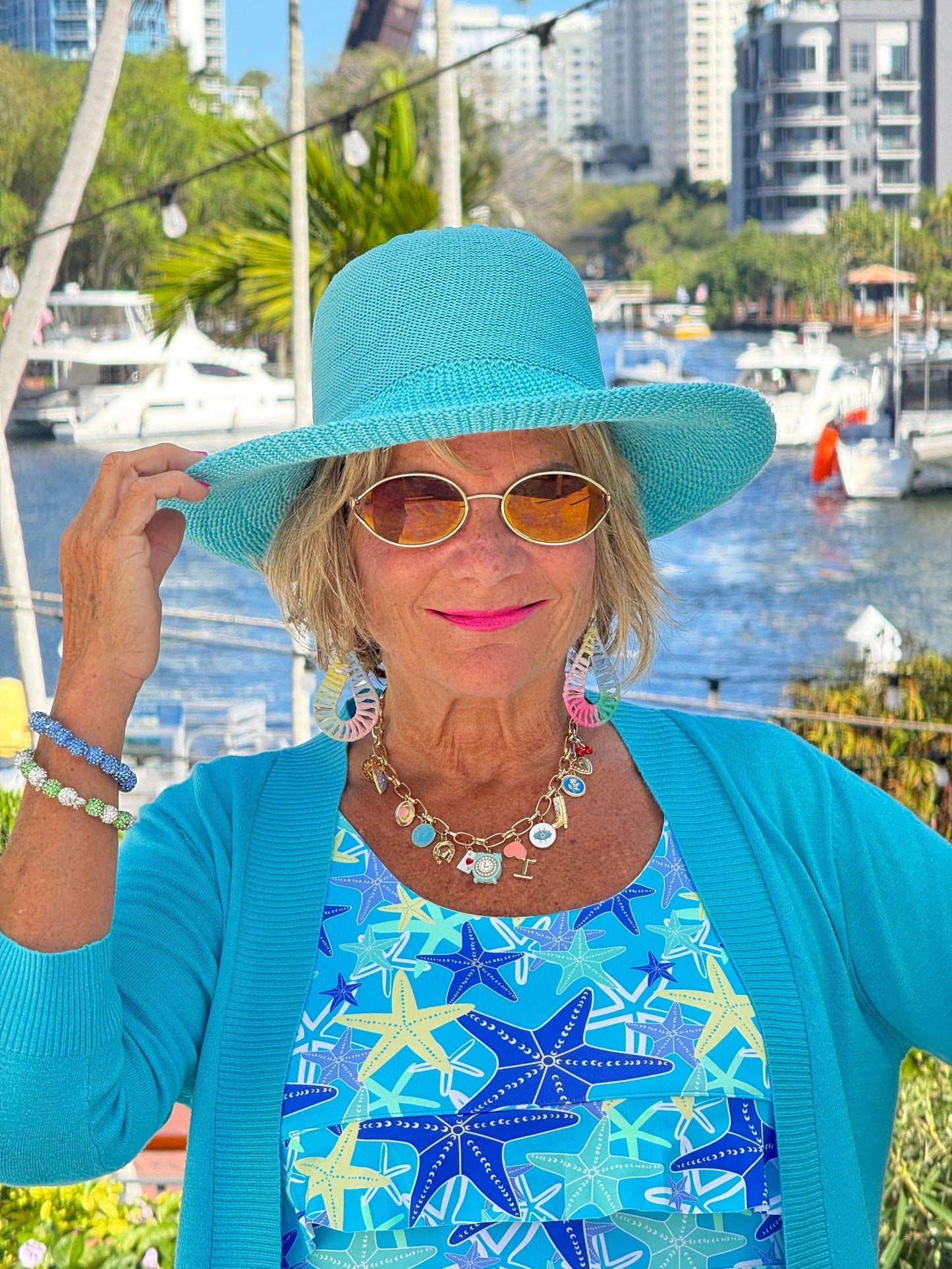 LULU B STARFISH SPLASH CHA CHA DRESS