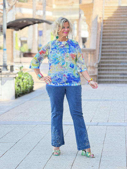 Ethyl Fit To Flare Pant - Great Falls