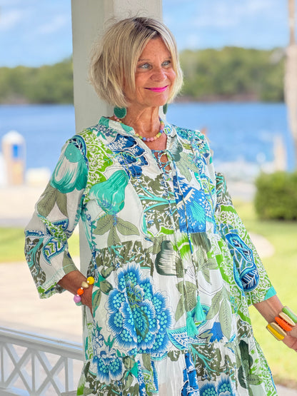 Celeste Ruffle Dress
