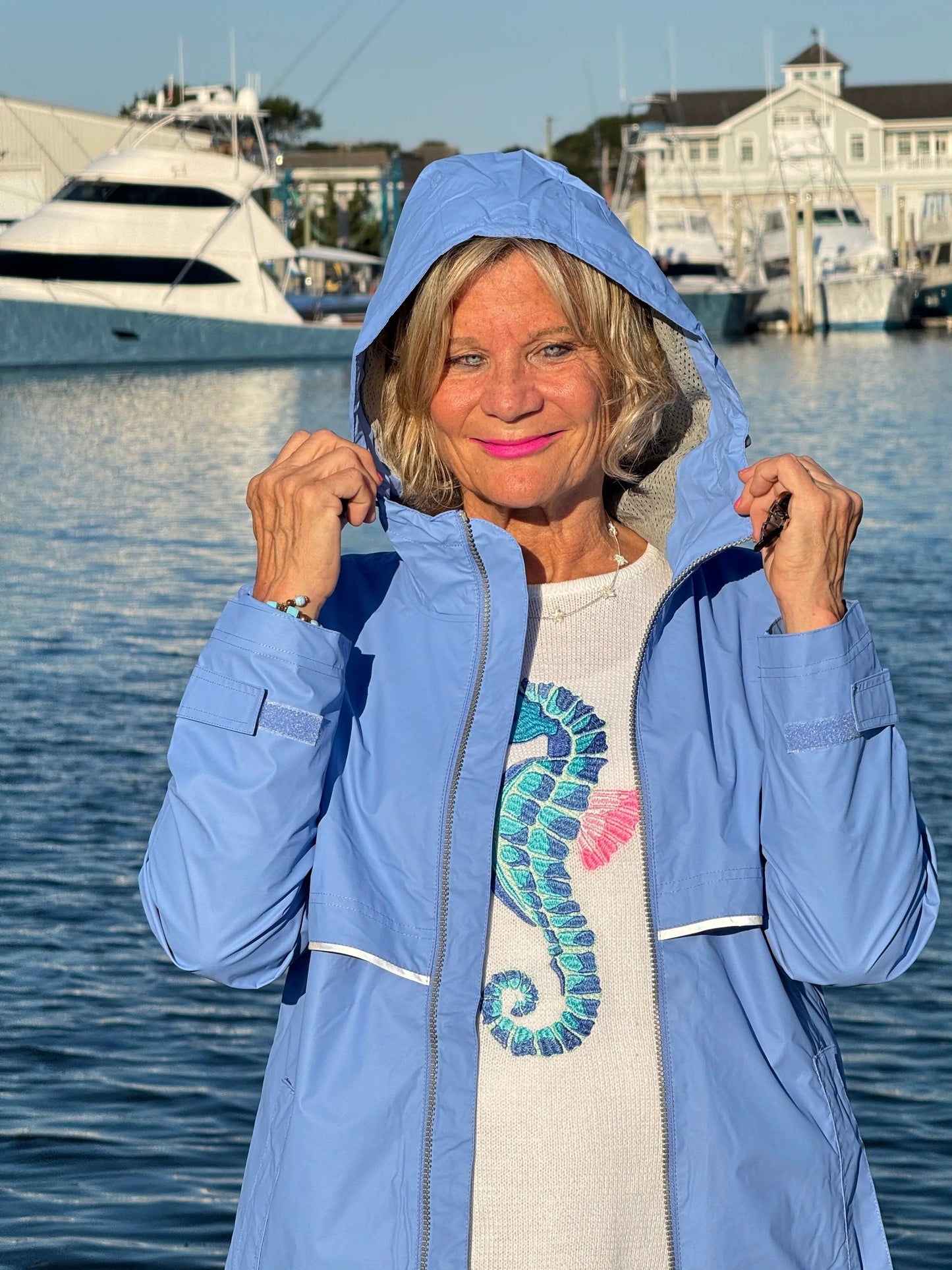 Englander® Rain Jacket Perriwinkle