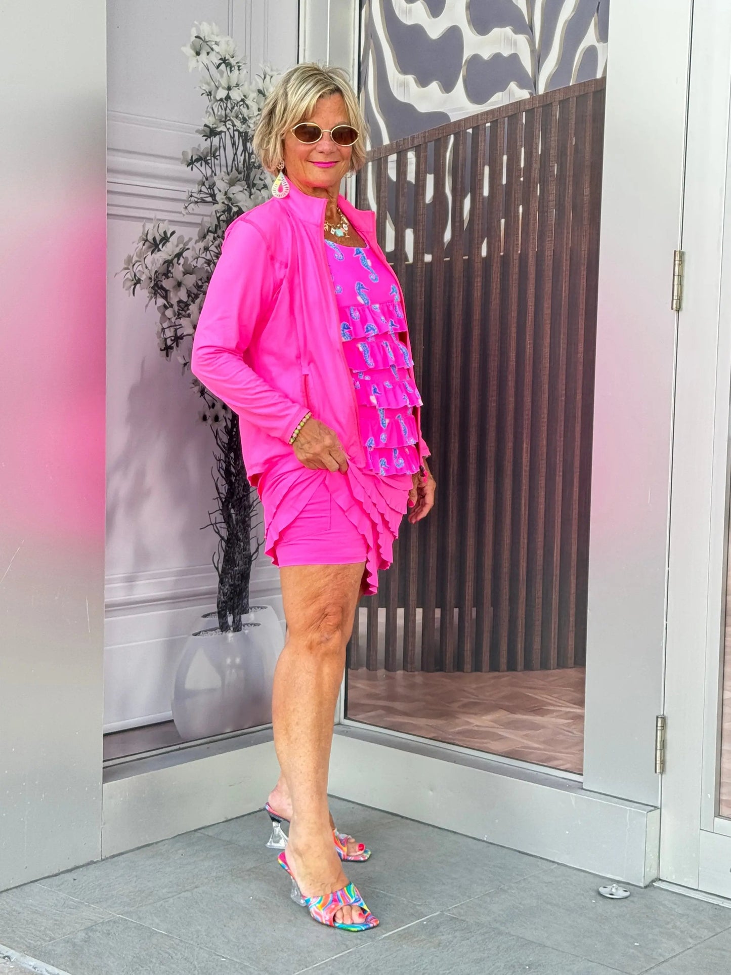 HOT PINK CHA CHA SKORT