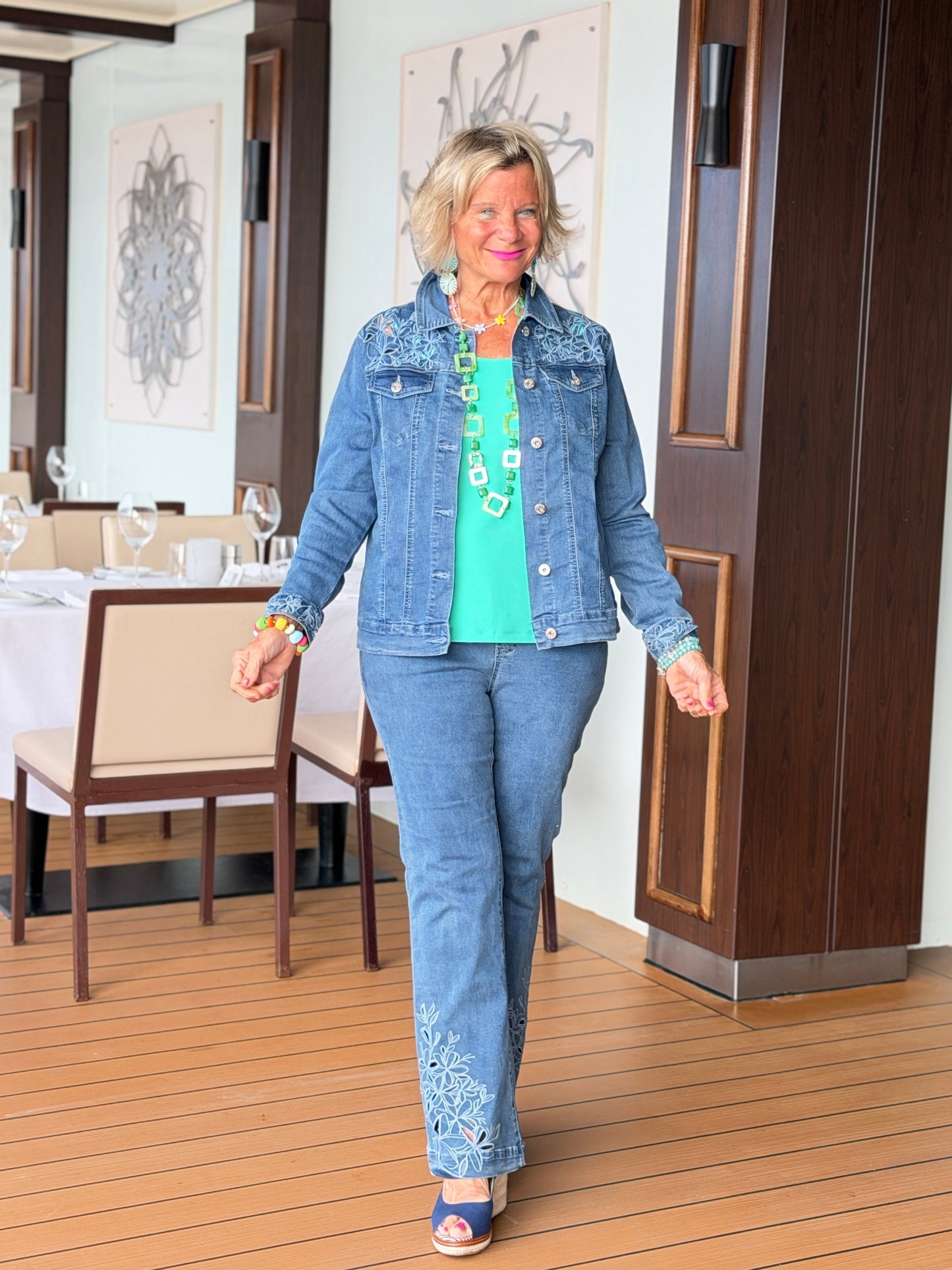 Ethyl Fit To Flare Pant - Great Falls