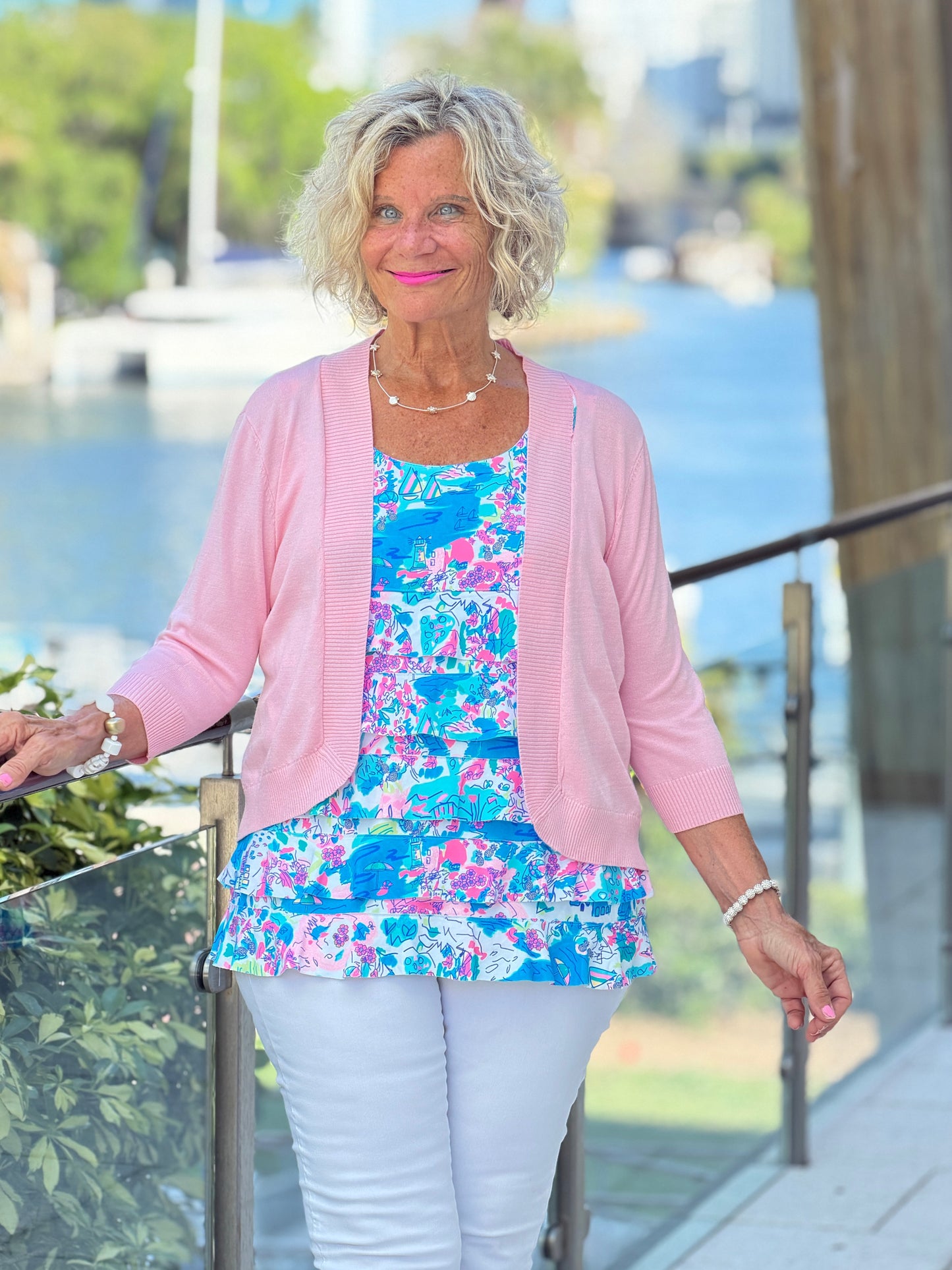 LULU B PALM BEACH SPLASH CHA CHA TANK