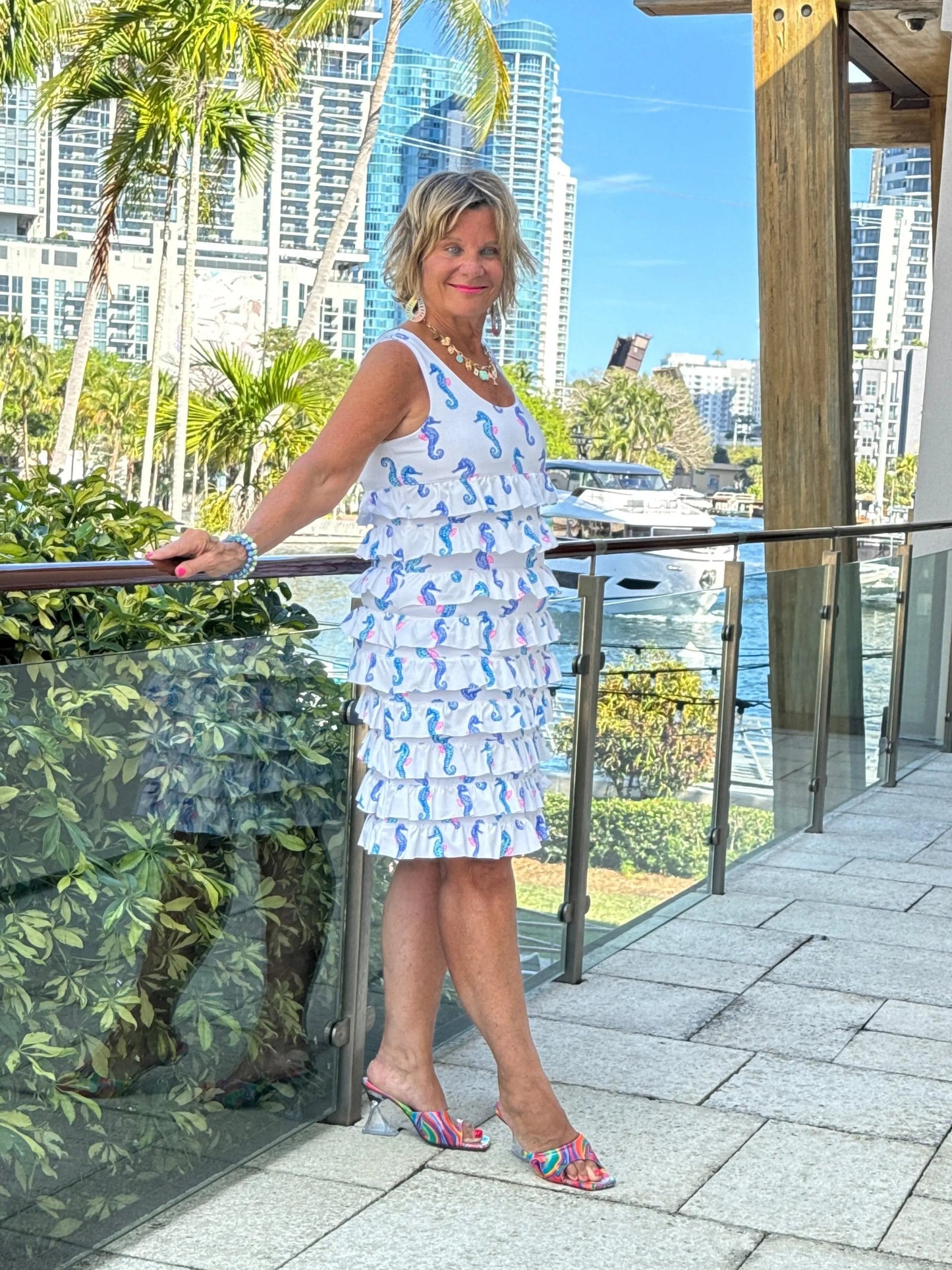 LULU B SHORELINE CHARM CHA CHA DRESS