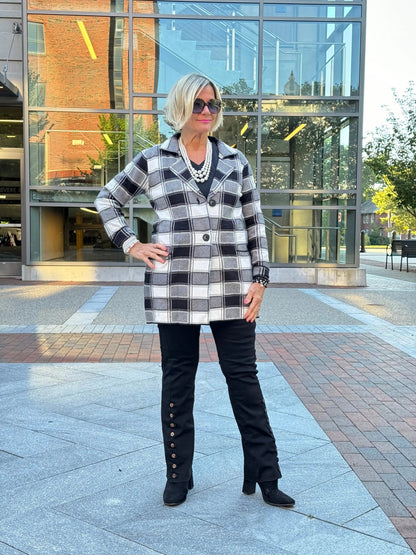 Ethyl The Long Black Lean Flair Jean -