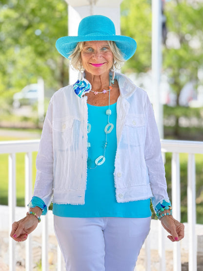 CAPE COD BREEZE LINEN JACKET