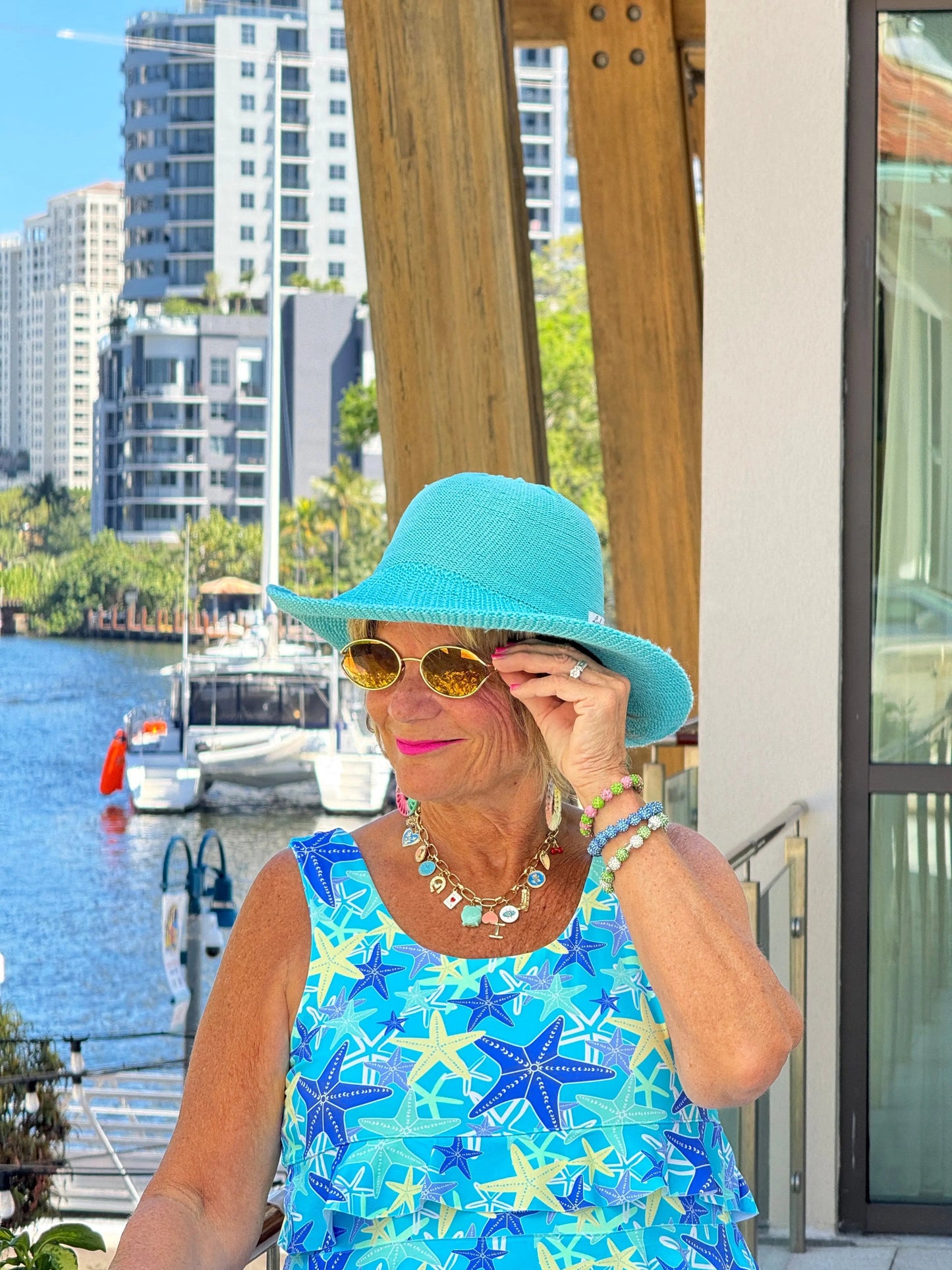 LULU B STARFISH SPLASH CHA CHA TANK