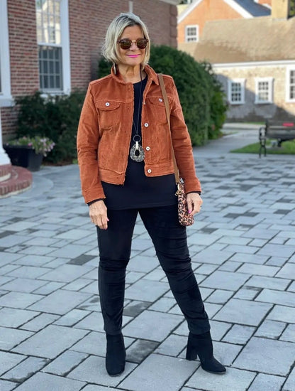 LULU-B  COPPER VELOUR JACKET