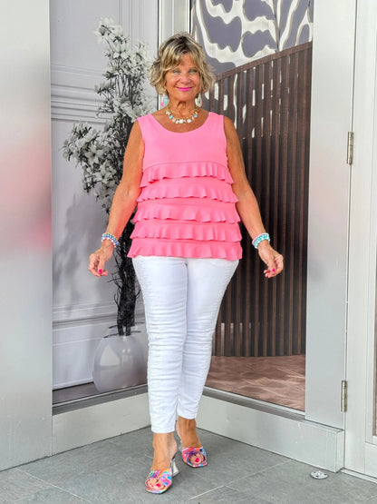 LULU-B CORAL CHA CHA TANK