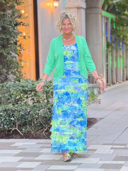BLUE MARINE CHA CHA MAXI DRESS