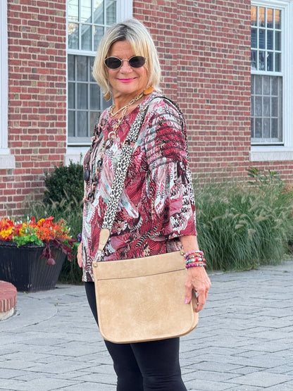 LEOPARD FASHION TOP