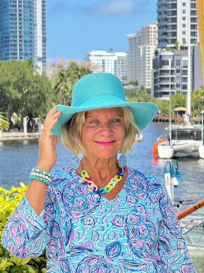 BLUE TURTLE ASYMMETRIC TOP