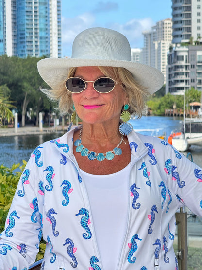 LULU B SHORELINE CHARM FULL ZIPPER JACKET