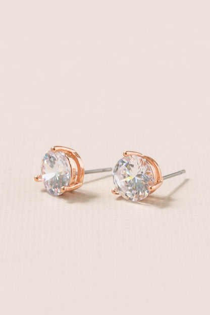 Classic Christy CZ Stud Earrings