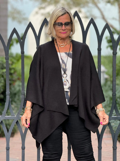 BLACK TWO WAY WRAP