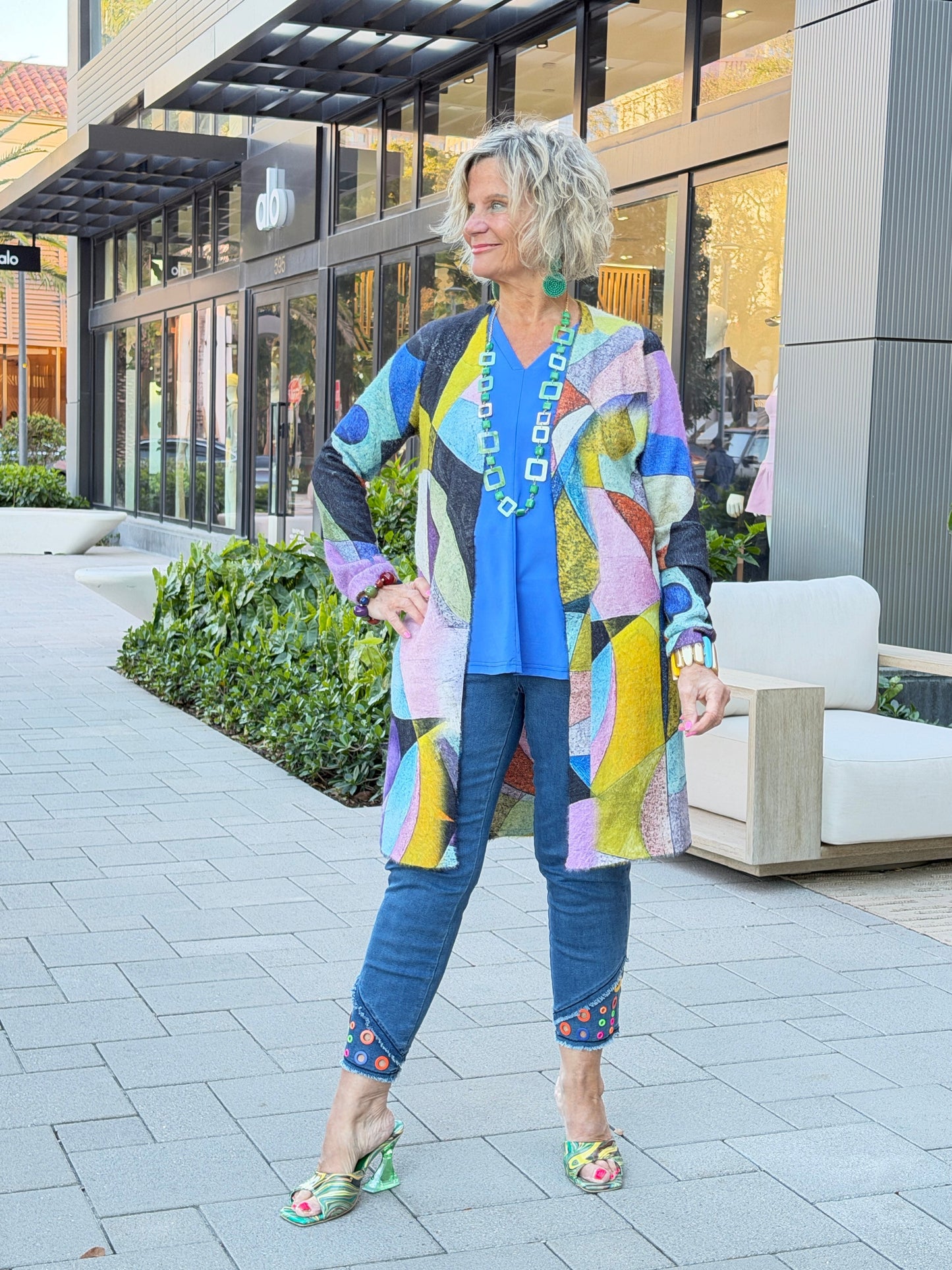 Ethyl Draped Open Front Cardi - Anticipate