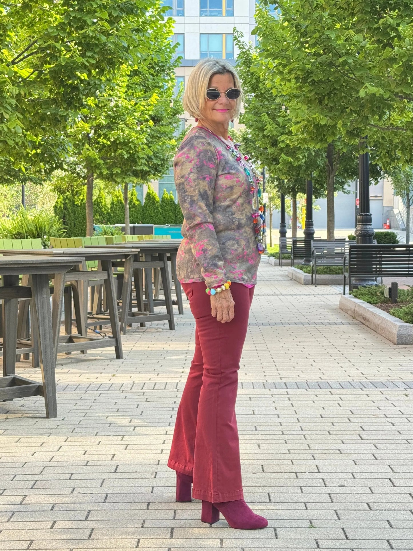 Ethyl Cozy But Cool Top - Counsel
