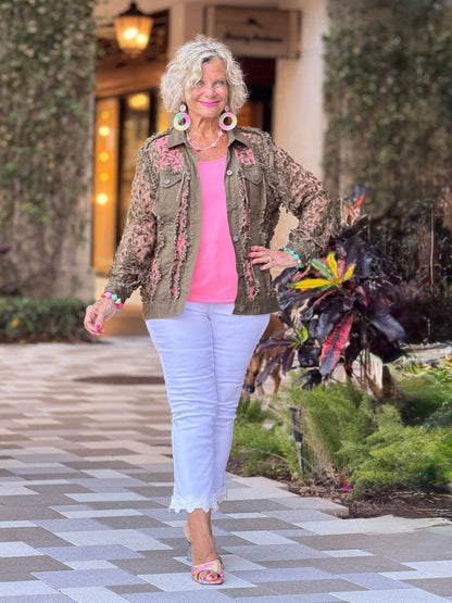 Ethyl Garden Wall Jacket - OLIVE