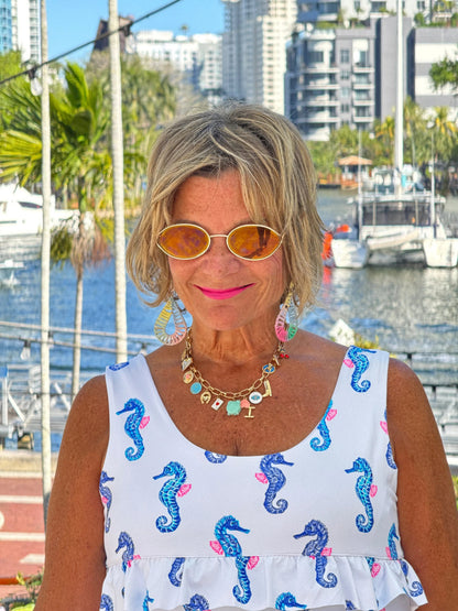 LULU B SHORELINE CHARM CHA CHA DRESS