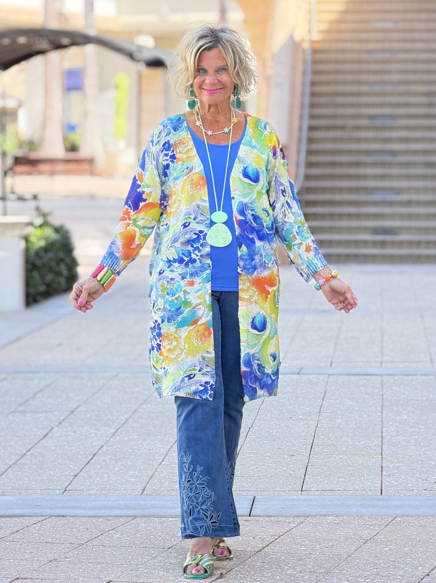 Ethyl Classic Long Length Cardi - Soulful