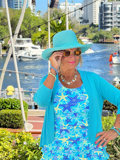 LULU B STARFISH SPLASH CHA CHA DRESS