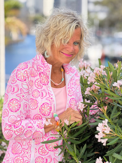LULU B STARFISH HARBOR FULL ZIPPER