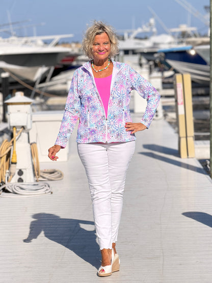 LULLU B FIREWORKS FULL ZIPPER JACKET