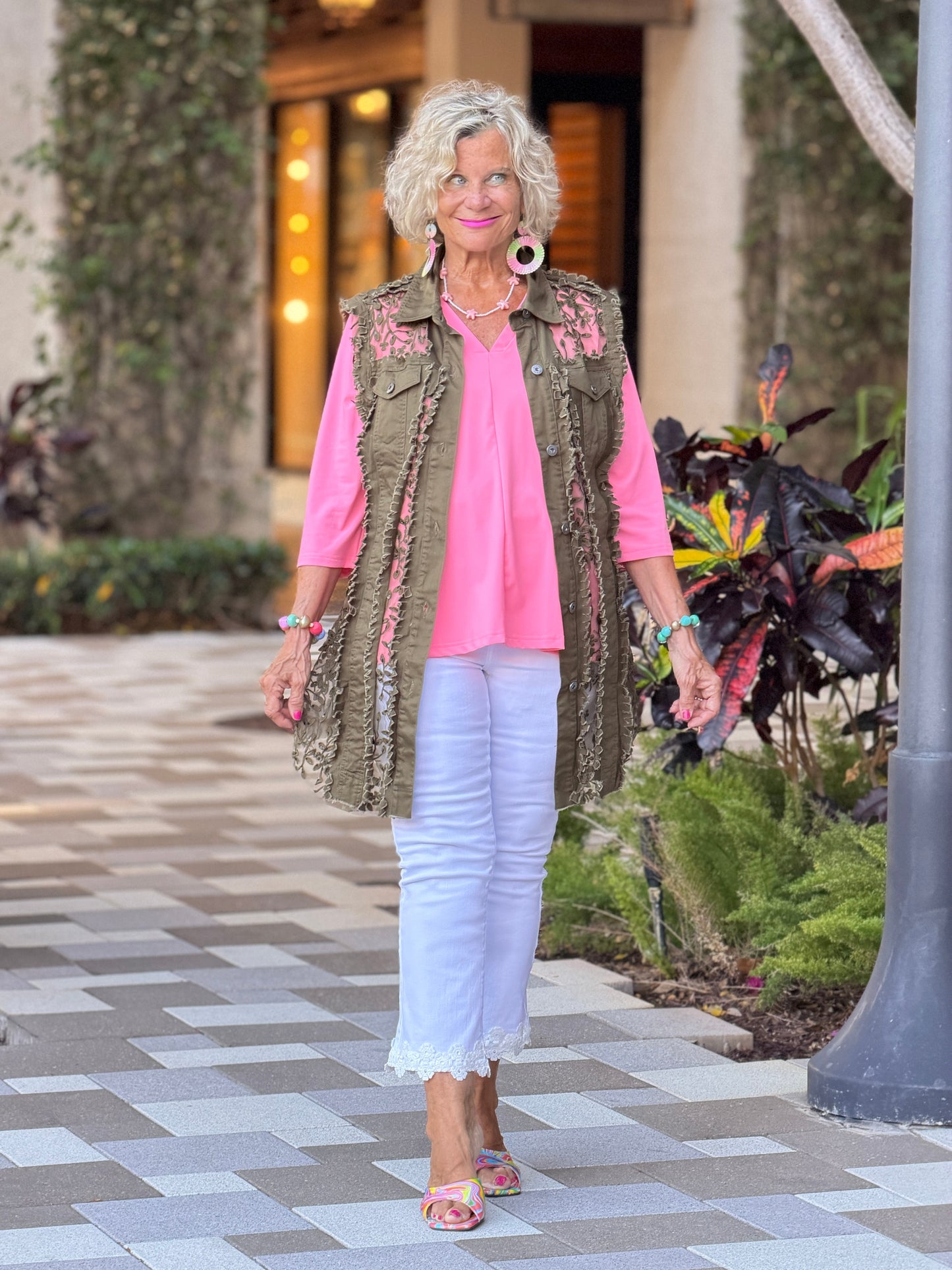 Ethyl The Harmony Vest - OLIVE