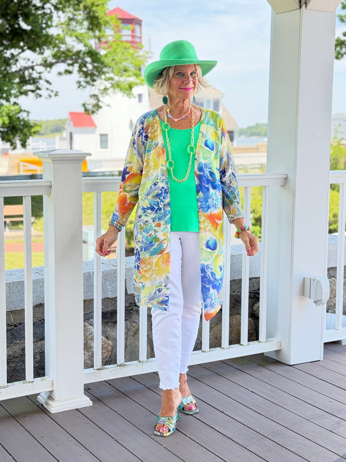 Lulu B Coastal Green Hat