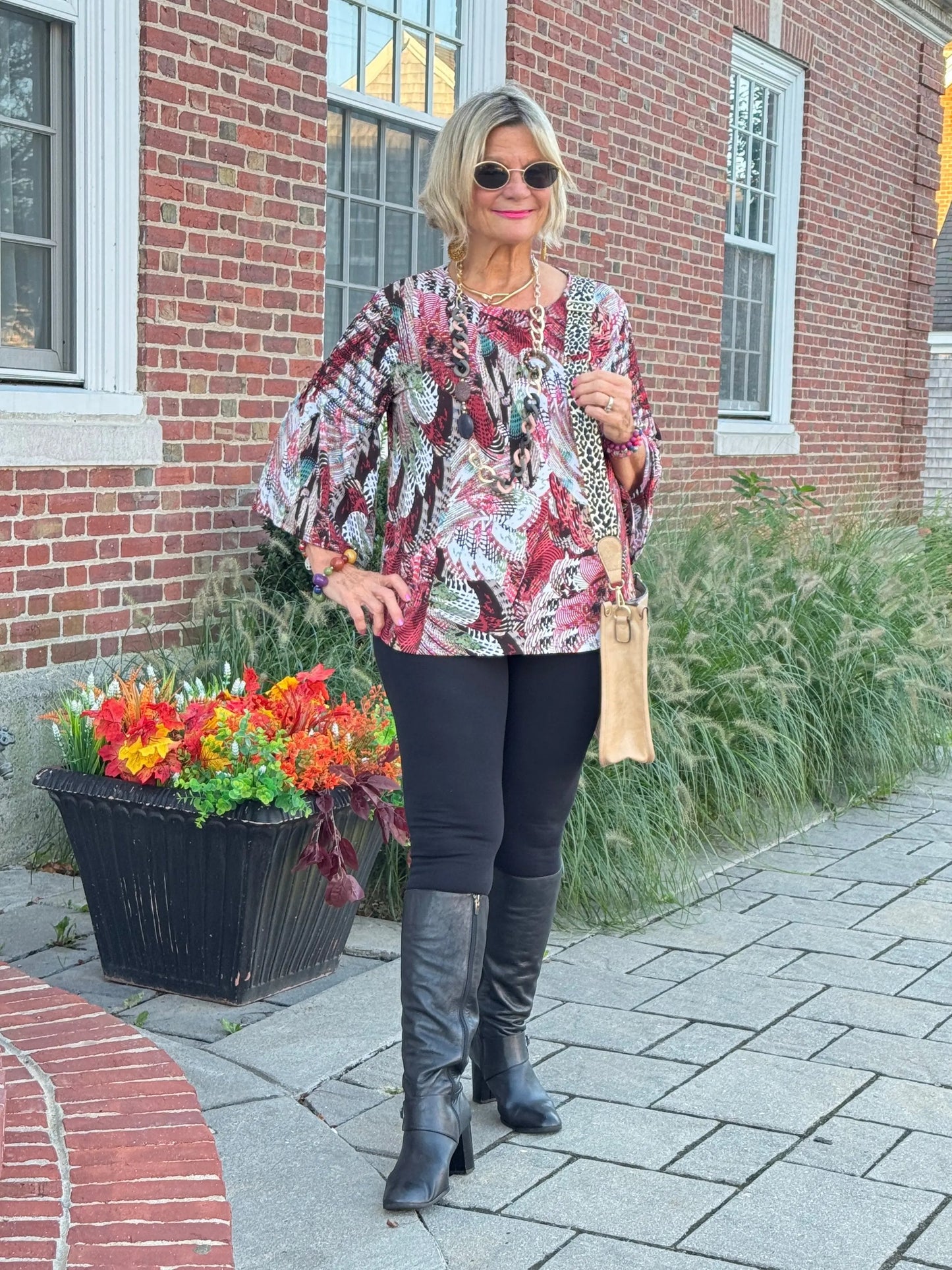 LEOPARD FASHION TOP